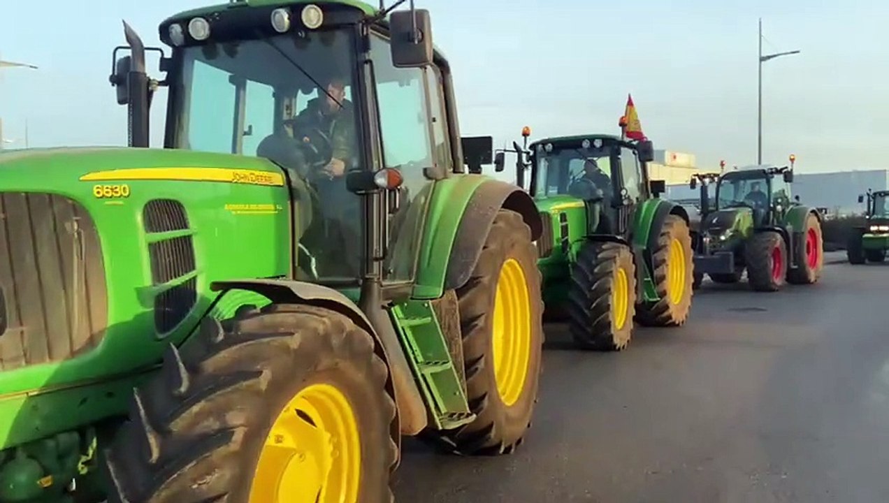 Segundo día de tractorada