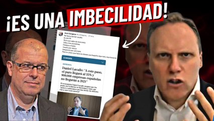 El zasca de Daniel Lacalle al ignorante José Zaragoza (PSOE) por soltar una imbecilidad