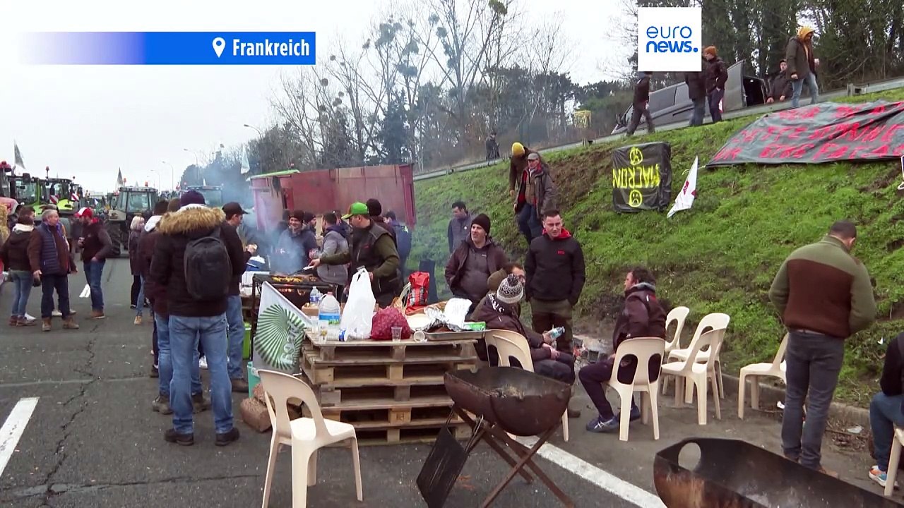 Europaweite Bauernproteste: 50 Traktoren warten vor dem EU-Parlament
