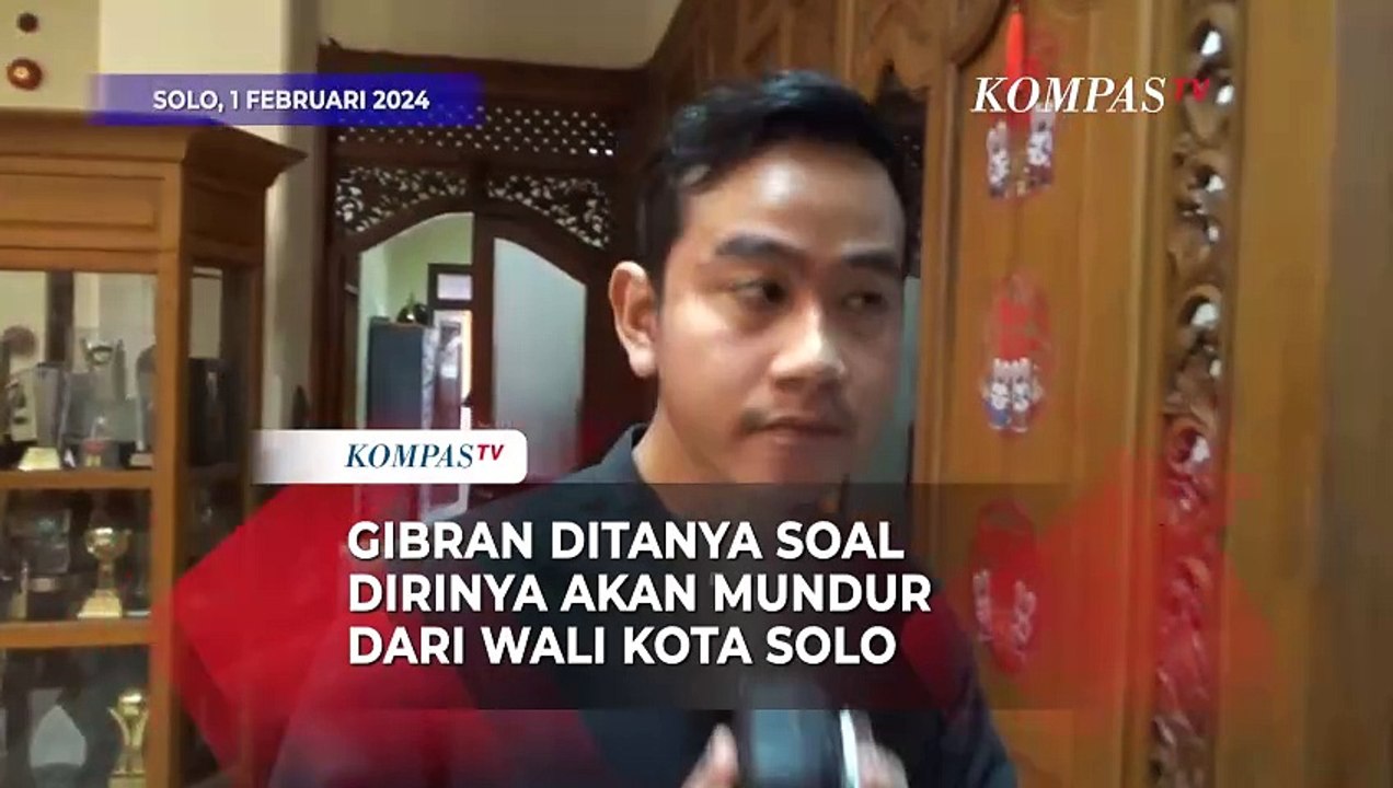 Respons Gibran Ditanya Apakah Akan Mundur dari Wali Kota Solo