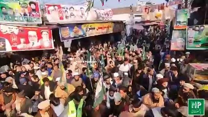 Allama saad Hussain Rizvi ka Nashera Mein power show