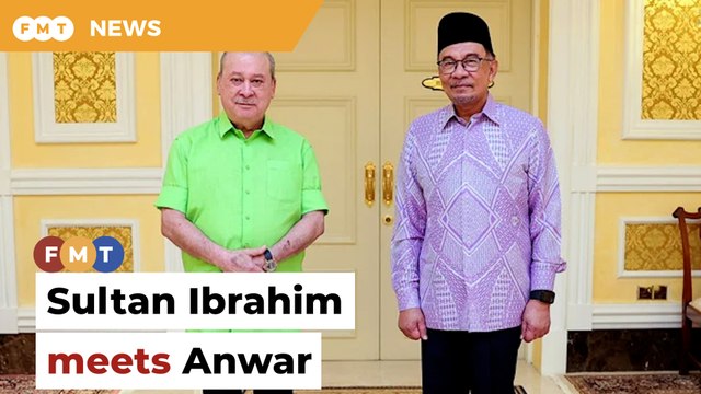 Sultan Ibrahim grants Anwar audience