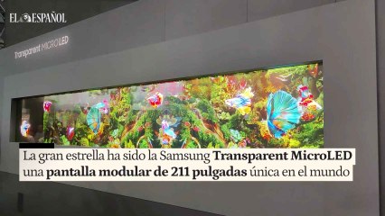 Video pantalla Samsung Transparent MicroLeD