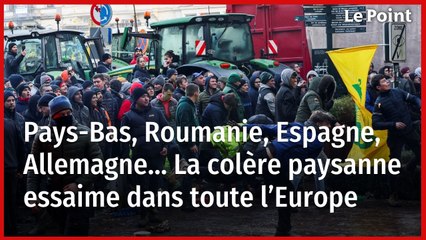 Download Video: Pays-Bas, Roumanie, Espagne, Allemagne… La colère paysanne essaime dans toute l’Europe