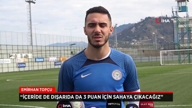 Emirhan Topçu: Ne olursa olsun içeride de dışarıda da sadece 3 puan için sahaya çıkacağız