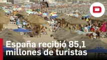 España recibió 85,1 millones de turistas internacionales en 2023 que gastaron 108.662 millones