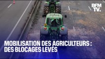 Les agriculteurs lèvent les premiers blocages