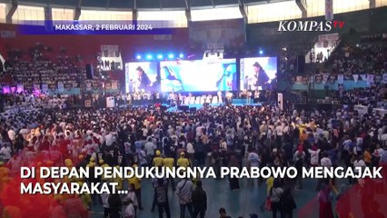Janji Prabowo: Kalau Jadi Presiden Saya Akan Mengayomi Paslon 01 dan 03