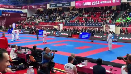 La participation de Saïd Oubaya à la Karate 1 Premier League de Paris 2024.
