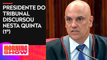 Moraes defende regular redes na abertura do ano no TSE