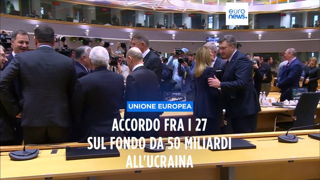 Ue, accordo sul fondo da 50 miliardi per l'Ucraina