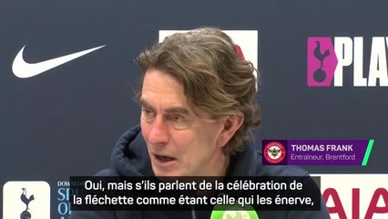 Brentford - Frank : “Si la célébration de la fléchette les énerve, c’est qu’ils ont un problème”