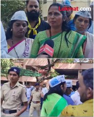 सॅनिटरी नॅपकीनचा वाद पुन्हा पेटला..आयुक्तांना भेटण्यासाठी गेलेले आपचे कार्यकर्ते पोलिसांच्या ताब्यात..