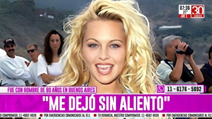 Pamela Anderson reveló que su mejor experiencia sexual la tuvo en Buenos Aires