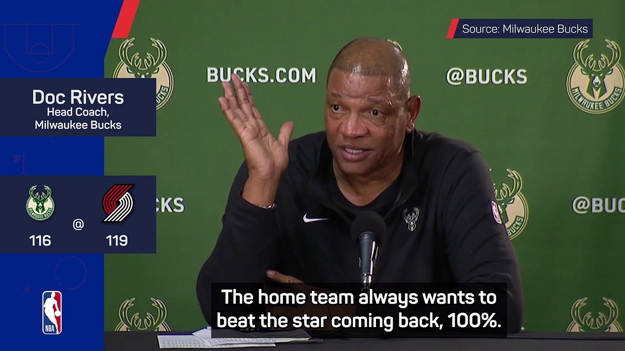 Rivers shocked by Lillard performance in Portland return - video ...