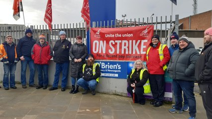 Unite representative Keith Lynn says bus workers don't want to be on strike
