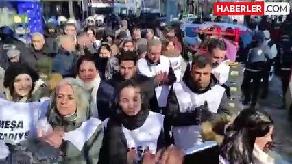 DEM Partisi Kars'ta 'Özgürlük Yürüyüşü' düzenledi