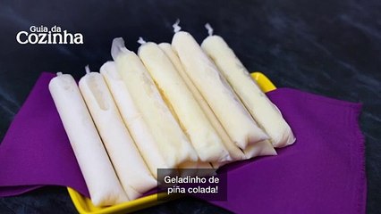 Geladinho de piña colada: receita promete bombar no carnaval