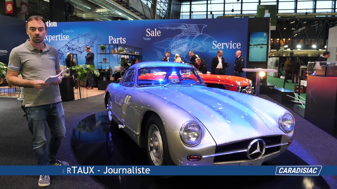 Le stand Mercedes à Rétromobile 2024