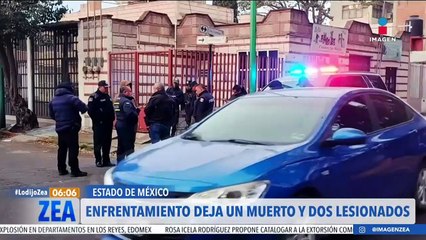 Enfrentamiento entre policías deja un muerto y dos heridos en el Edoméx