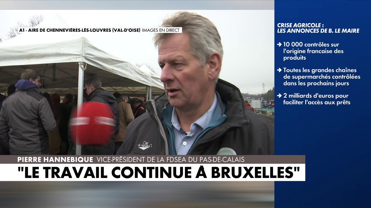 Pierre Hannebique : «Les 150 millions d'aides pour l'élevage c'est un sujet qui est acquis, par contre il en reste 120 qui ne le sont pas»