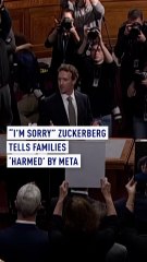 Meta CEO Zuckerberg apologizes to parents at US Senate social media hearing