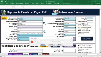 Cuentas por Pagar - CXP --- Info