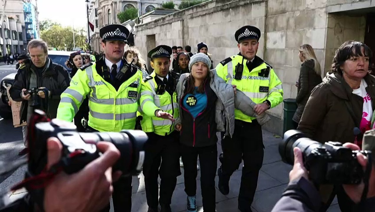 Prozess gegen Greta Thunberg in London