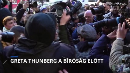 Nem engedelmeskedett a rendőrségnek, bíróság elé állították Greta Thunberget Londonban