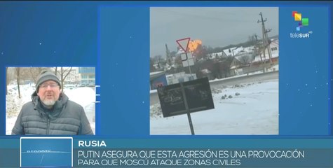 Presidente de Rusia afirma que derribo de avión por Ucrania significa una distracción
