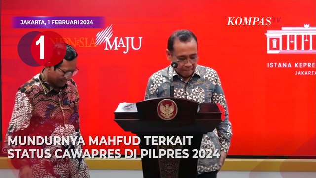[TOP 3 NEWS] Mahfud Pamit Jokowi, Akadmisi UGM dan UII Kritik Jokowi, Kampanye Tiga Capres
