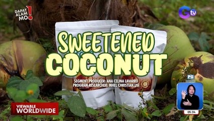 Bulaklak ng niyog, ginagawa na ring asukal! | Dapat Alam Mo!