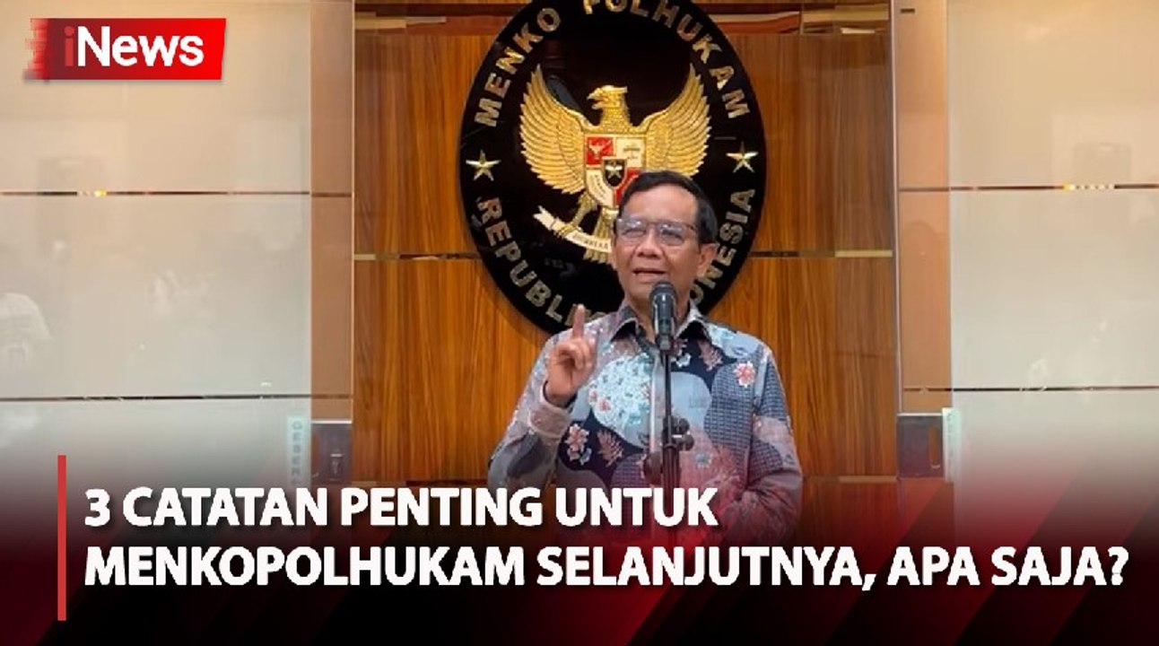Mahfud MD Sampaikan 3 Catatan Penting untuk Menkopolhukam Selanjutnya saat Bertemu Jokowi