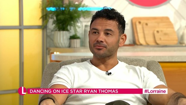 Dancing on Ice’s Ryan Thomas was fighting tears after being apart from his kids