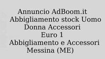 Abbigliamento stock Uomo Donna Accessori