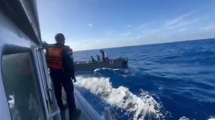 Persecución de película en San Andrés a una lancha que transportaba más de una tonelada de marihuana