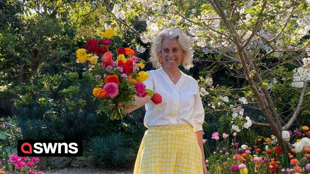 I spend eight hours tending my fairytale garden every day - it's a multi-coloured haven with 60 different types of flower