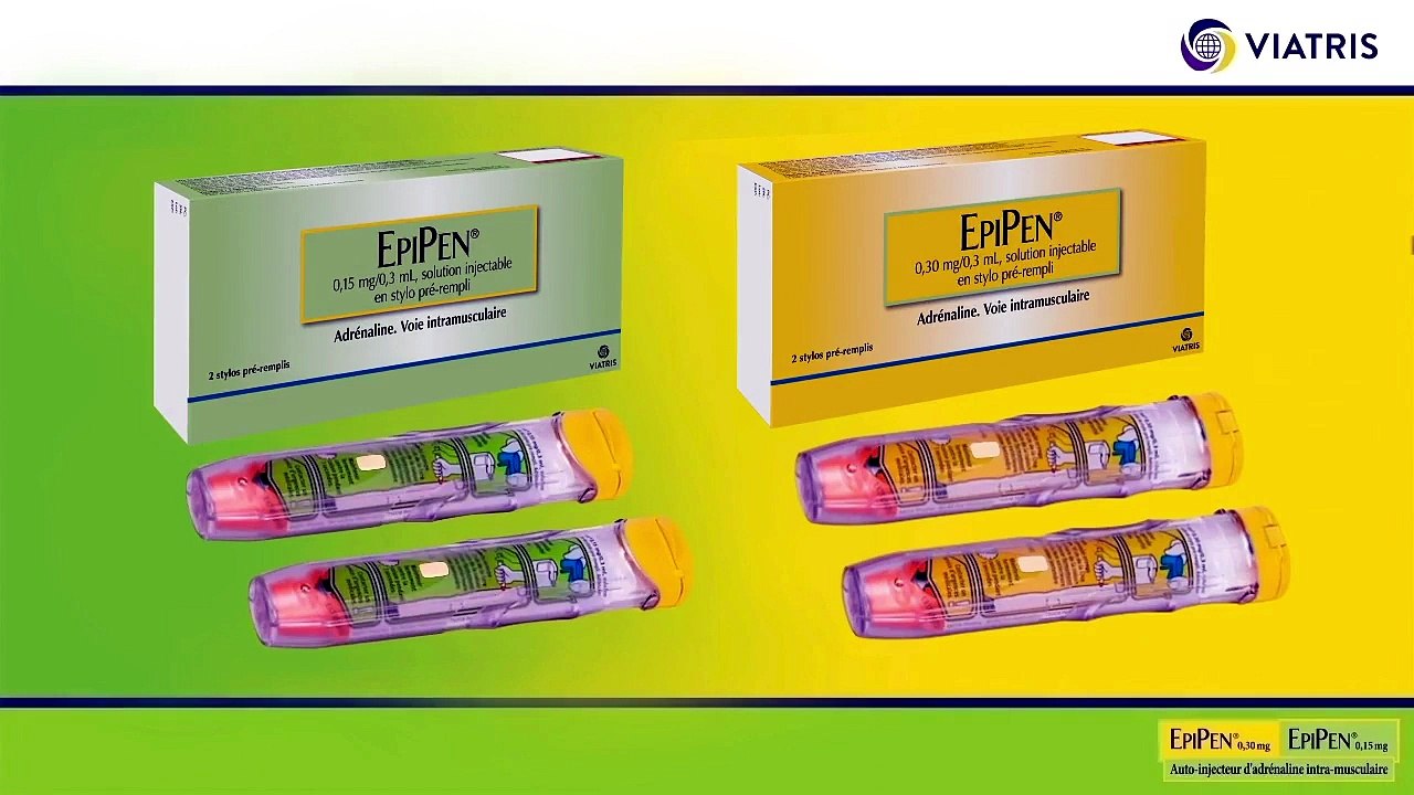 Démonstration de manipulation de l'auto-injecteur Epipen
