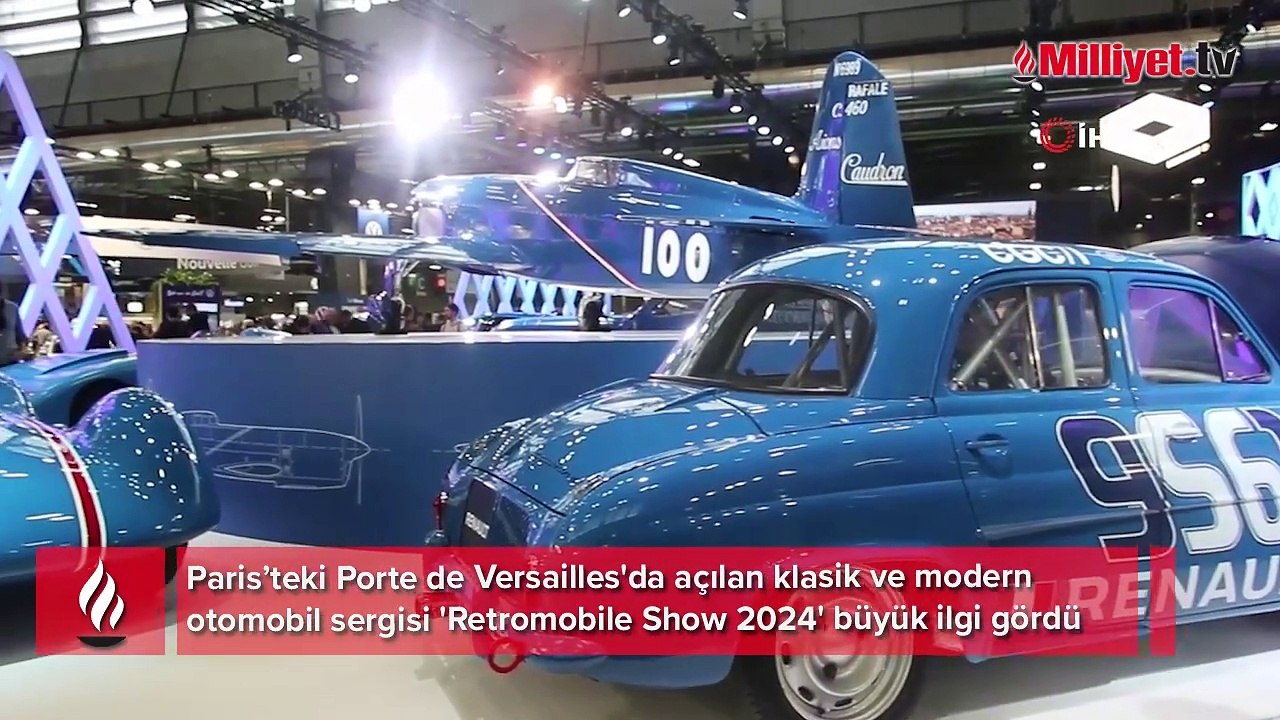 Paris’teki otomobil sergisine yoğun ilgi