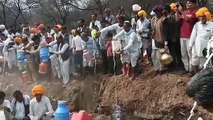 11 thousand liters of milk, 251 liters of curd and 51 liters of ghee poured in the foundation of Devnarayan temple.