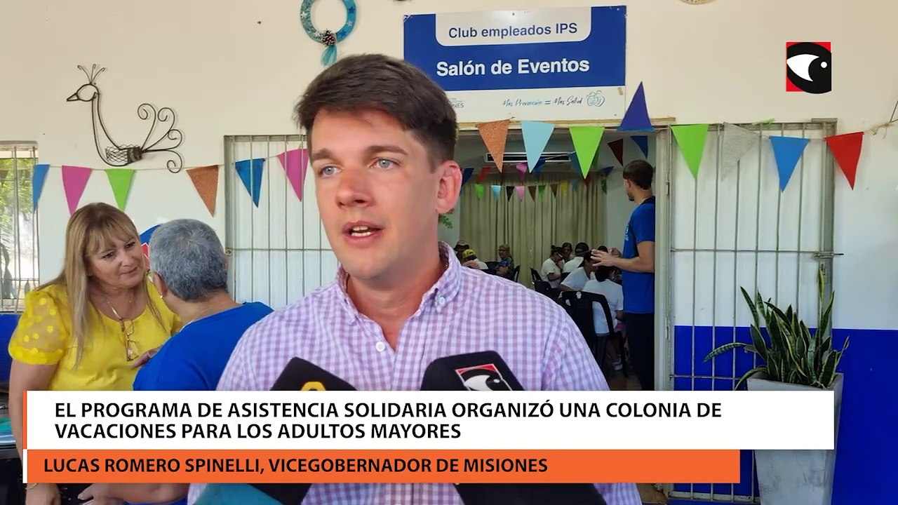 El Programa De Asistencia Solidaria Organizó Una Colonia De Vacaciones Para Los Adultos Mayores