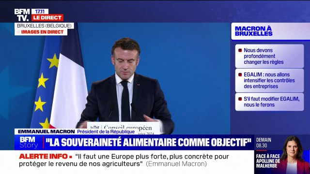 Dans l'état des textes du Mercosur, la France s'oppose et continuera de s'opposer à cet accord de libre-échange , affirme Emmanuel Macron