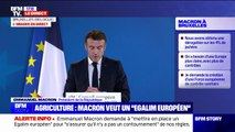 Crise agricole: Emmanuel Macron annonce la mise en place de 