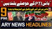 ARY News 9 PM Headlines | 1st February 2024 | PTI Chief Exclusive Message To Nation
