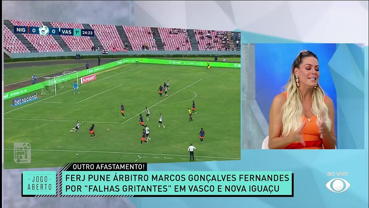 Chico Garcia critica arbitragem de Vasco X Nova Iguaçu: Não querem apitar mais!