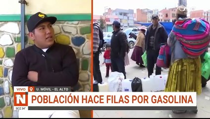 Download Video: Largas filas con bidones