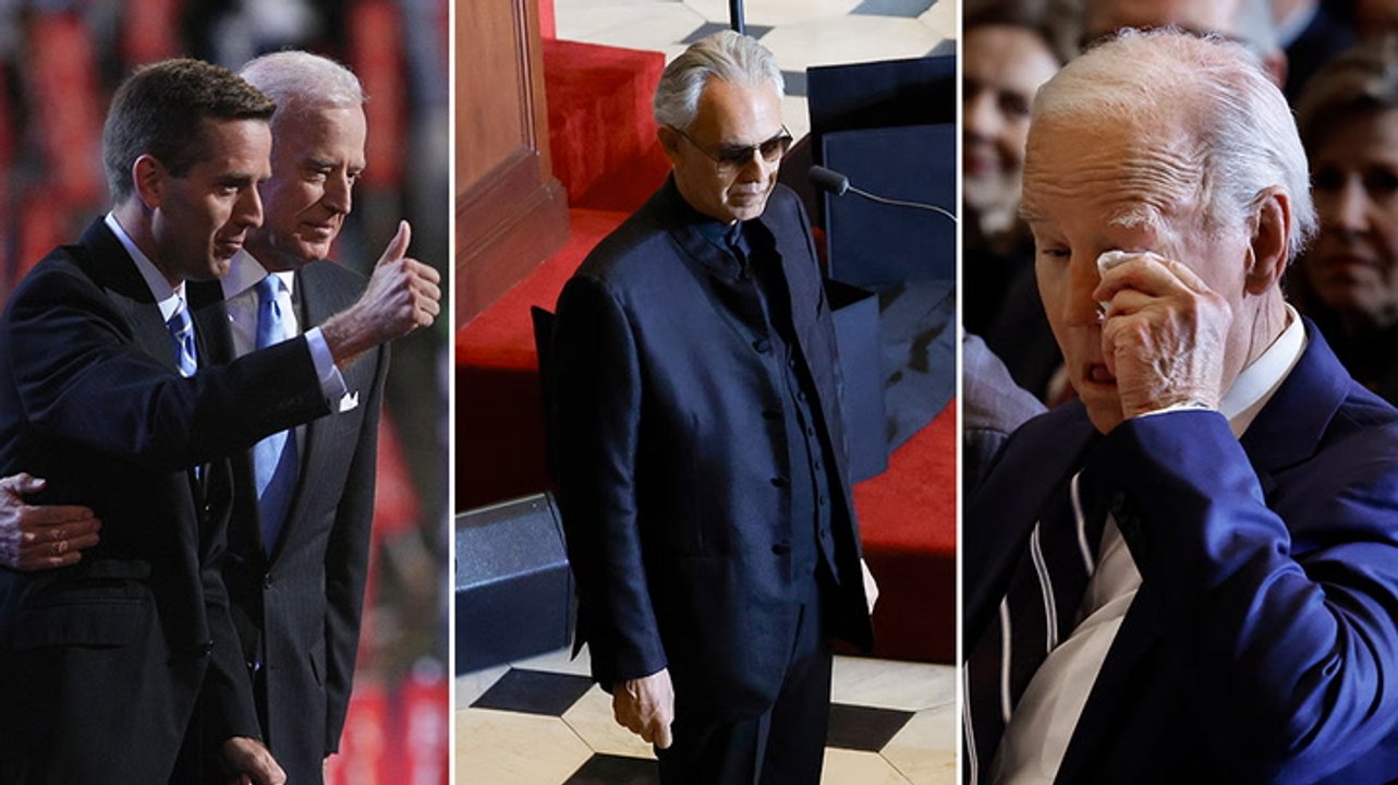 Biden praises ‘incredible’ singer Andrea Bocelli for help after family tragedy