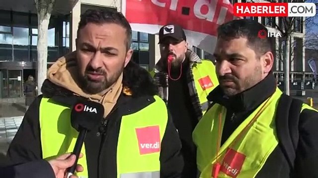 Almanya'da güvenlik personelleri greve gitti, havalimanlarında uçuşlar iptal edildi