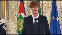 Sinner a Mattarella: importante non è vincere ma sentirci liberi giocare
