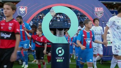 J9 STADE MALHERBE CAEN - EN AVANT GUINGAMP (0 - 1) - Résumé - (SMC - EAG)   2023-2024